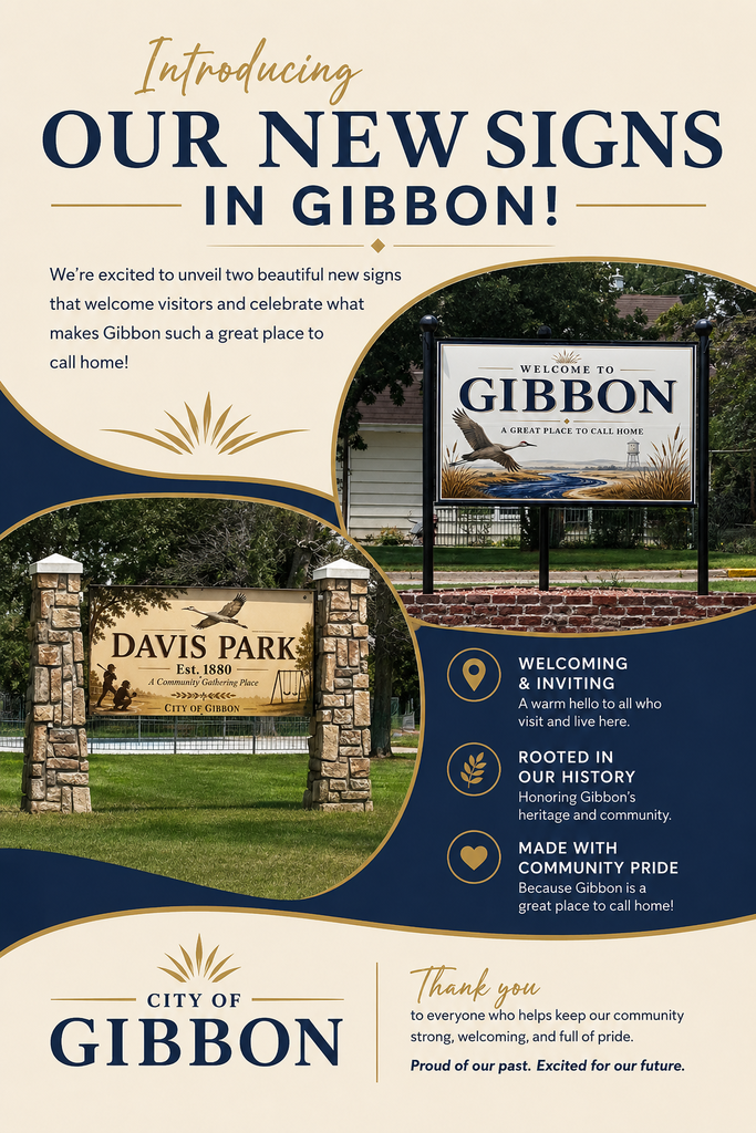 New Welcome Signs