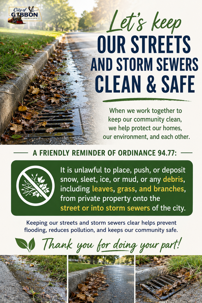 A Friendly Reminder of Ordinance 94.77