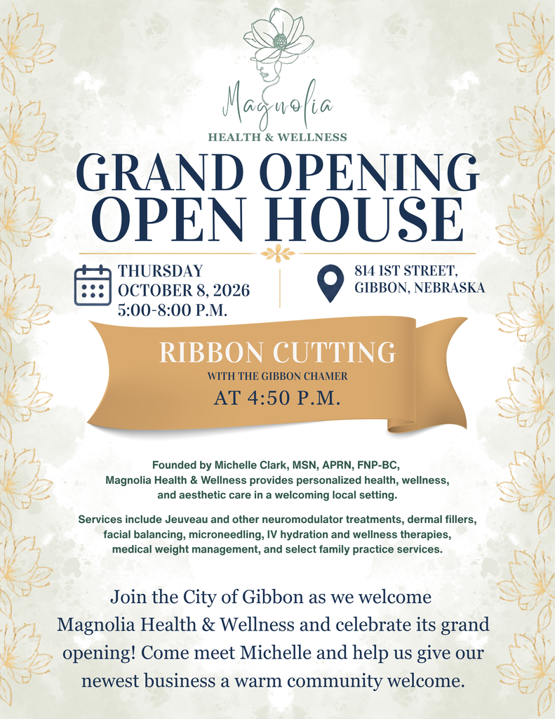 Grand Opening, October 8th, 2026, from 5-8 PM