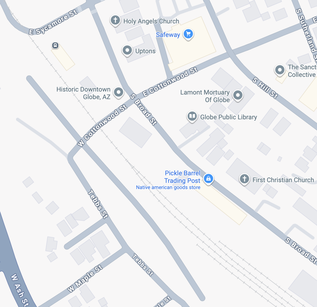 View of Mapped Area