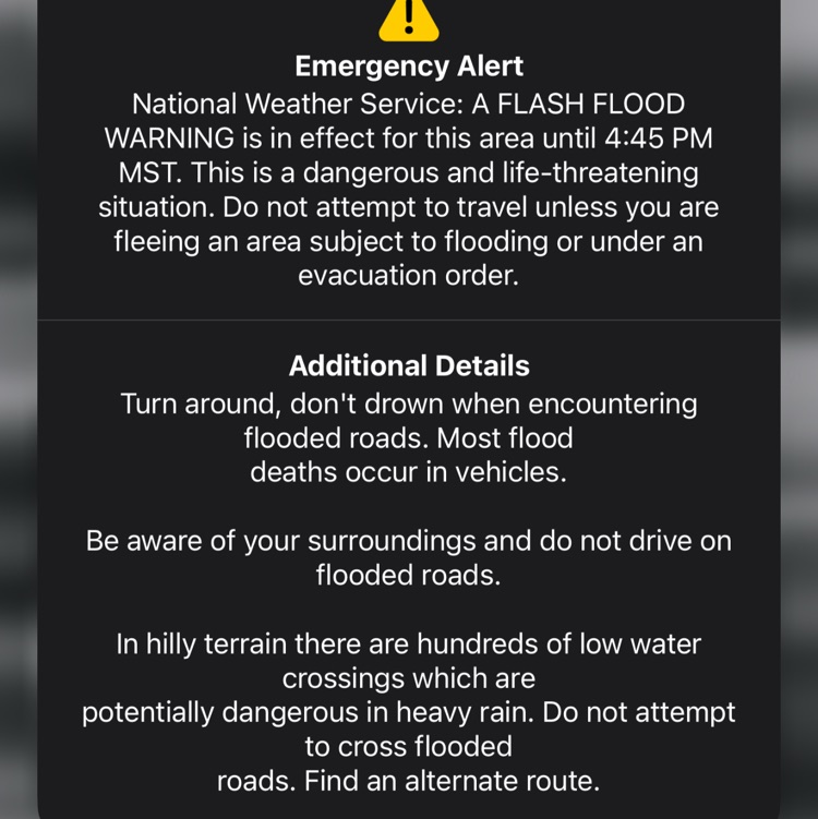 emergency alert