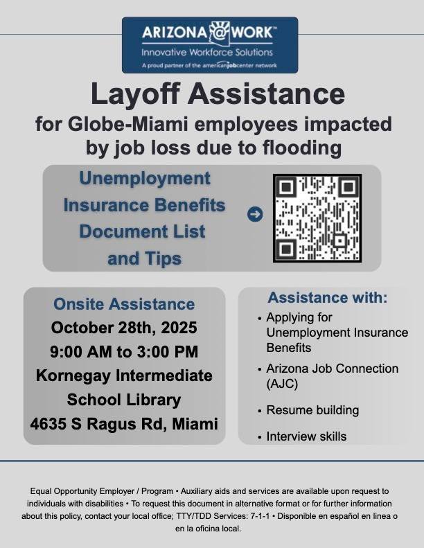 AZ at work flyer details