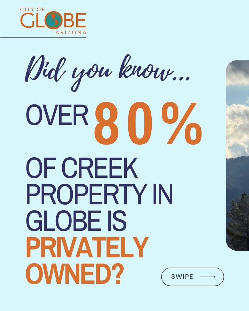 Did you know over 80% of the creeks are privately owned?