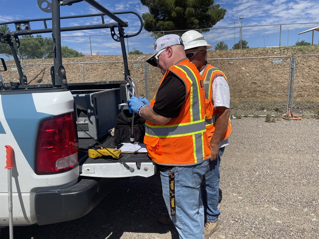 Air Monitors being installed at TDMS location