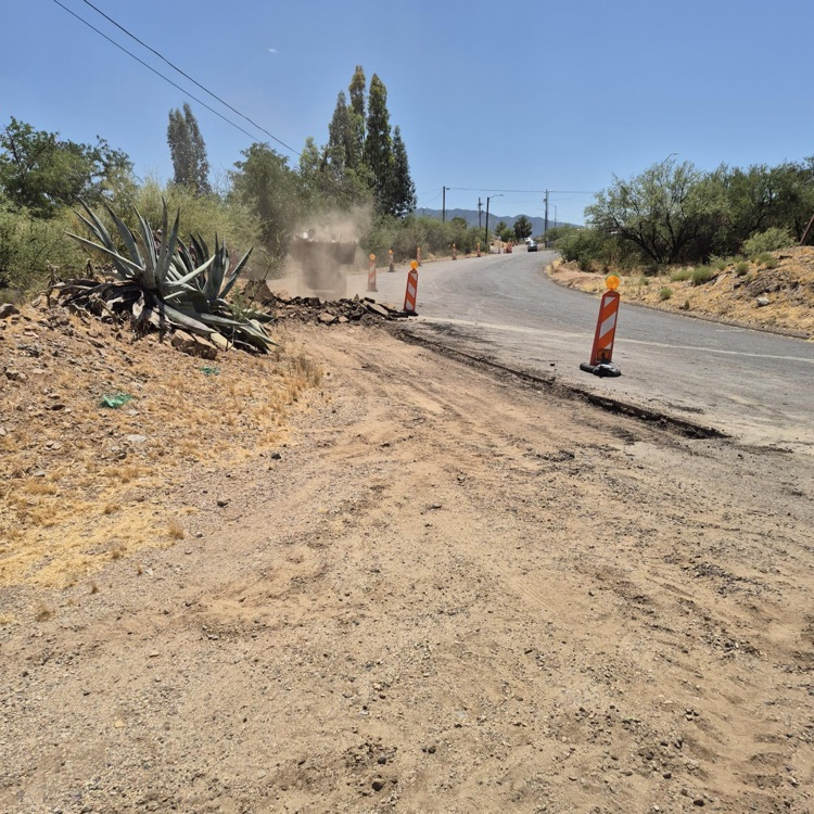 Saw cutting along Hagen Rd