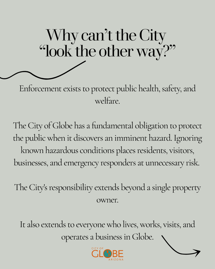 Why can't the City look the other way?