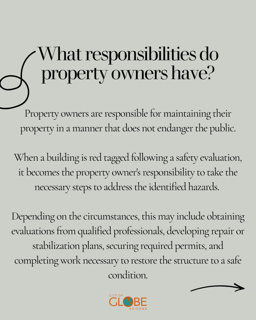 What responsibilities do property owners have?