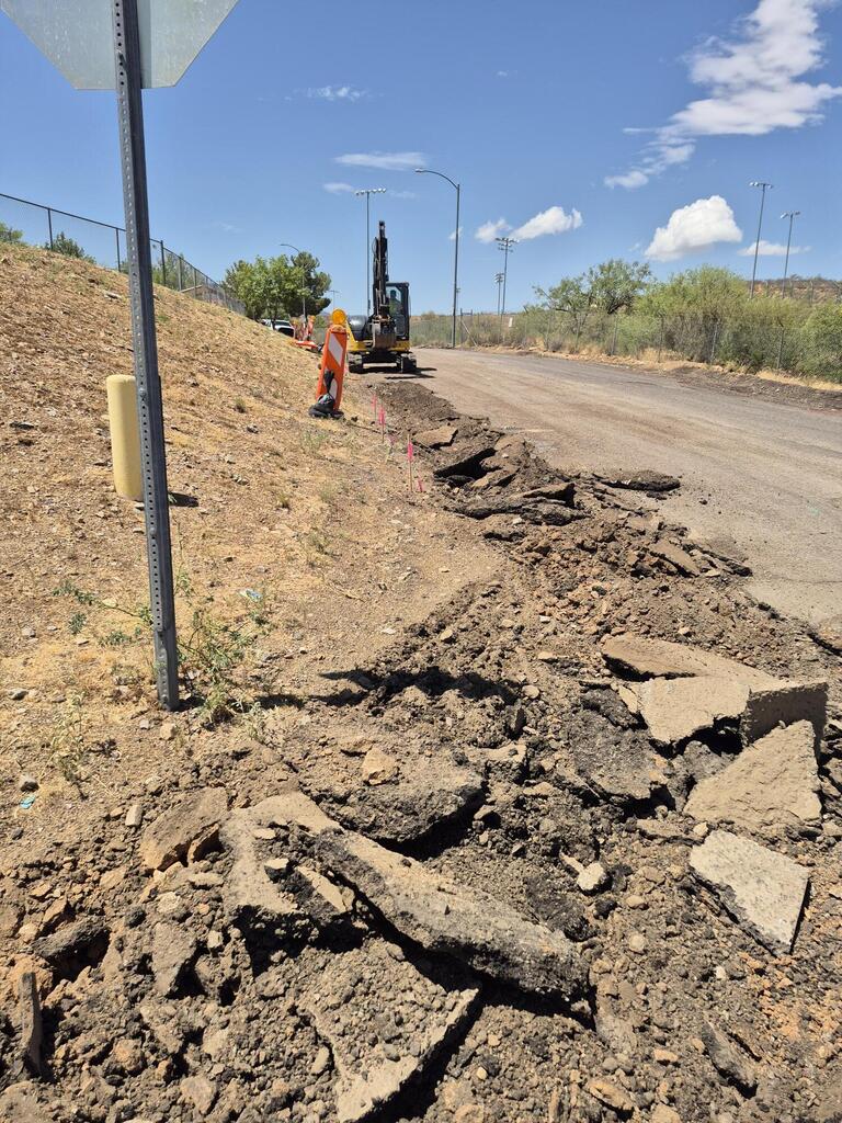 Update on the Jesse Hayes Sidewalk Project 7/21/26