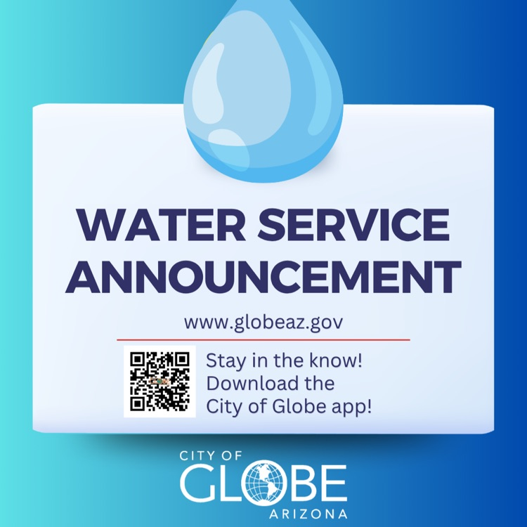 Water service announcement