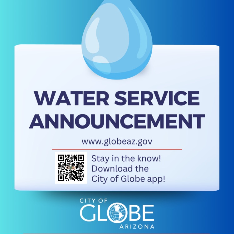Water service announcement