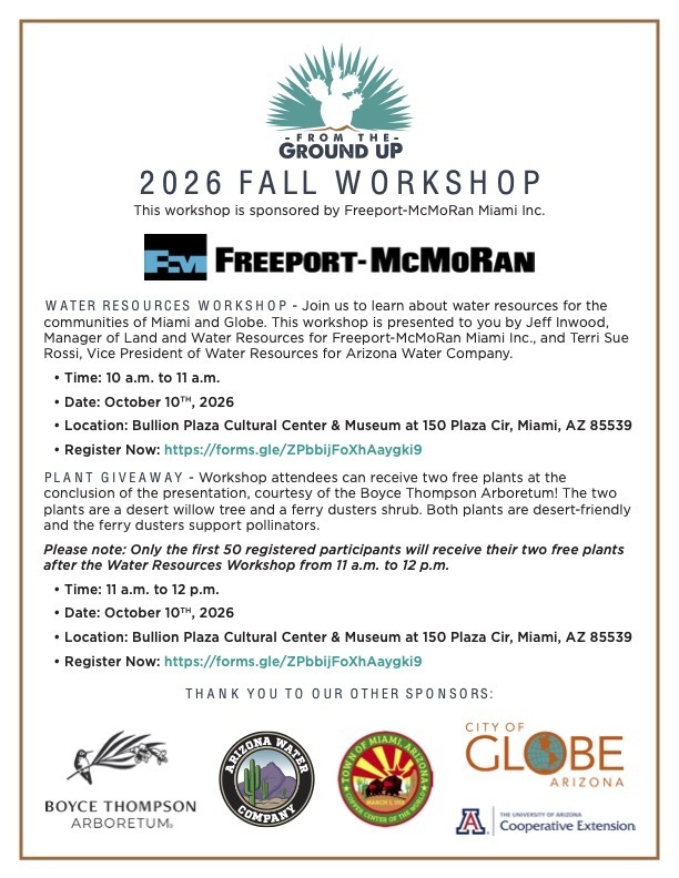 2026 fall workshop flyer
