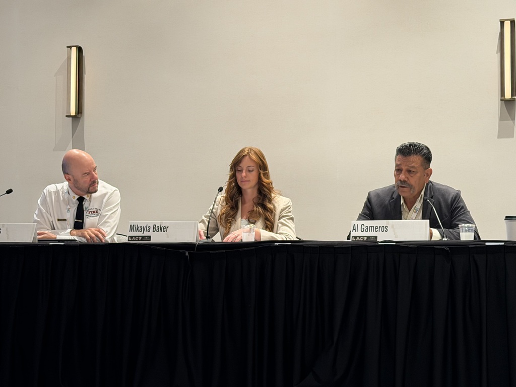 Mayor Al Gameros as part of a panel at LACT