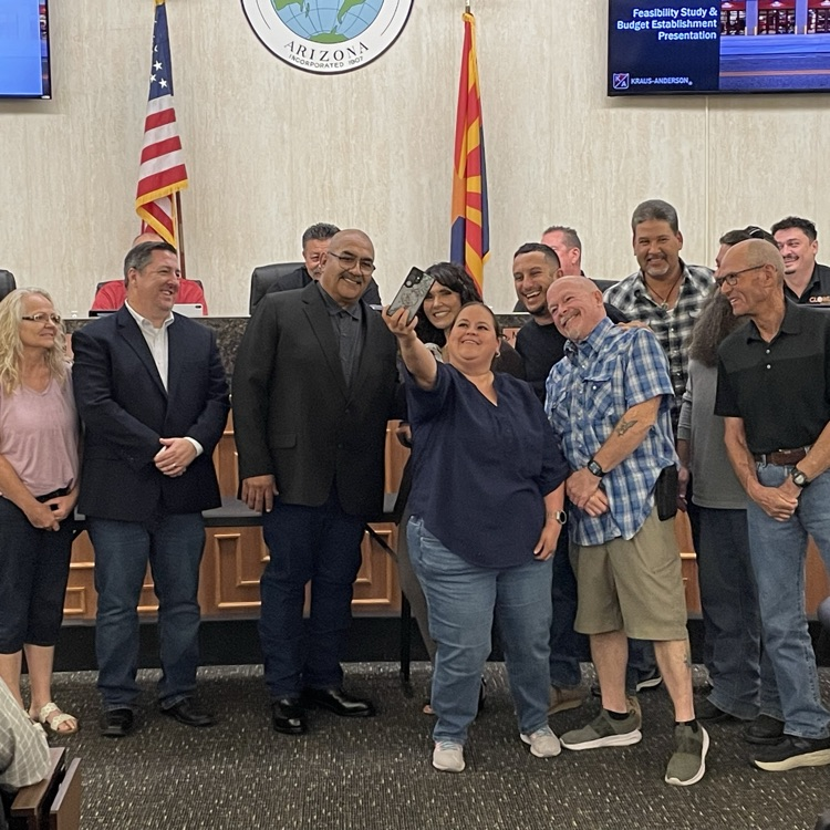John Angulo and his staff