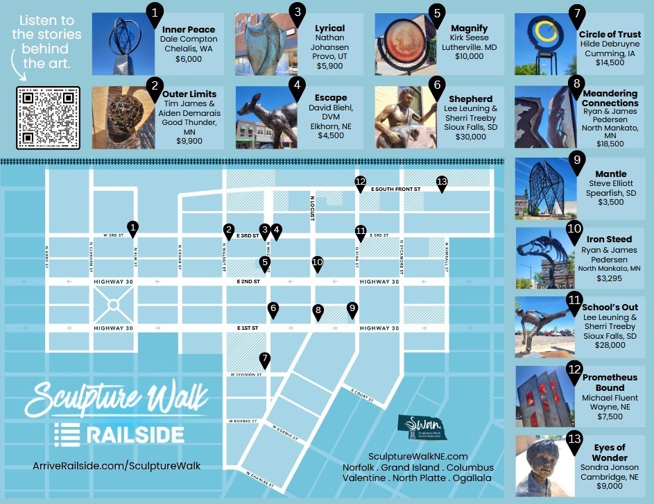 Sculpture Walk Railside