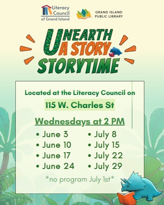 Unearth a Storytime Flyer