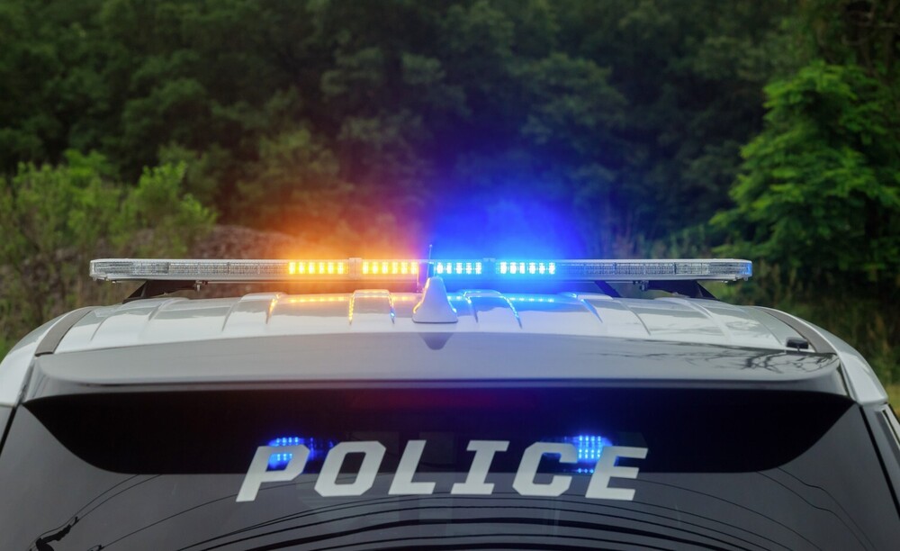 Lights on top of a GIPD Cruiser