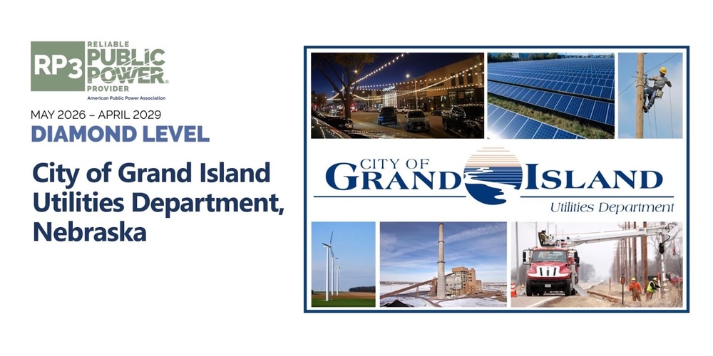 Slide of Grand Island earning Diamond Level Recogntion from the APPA