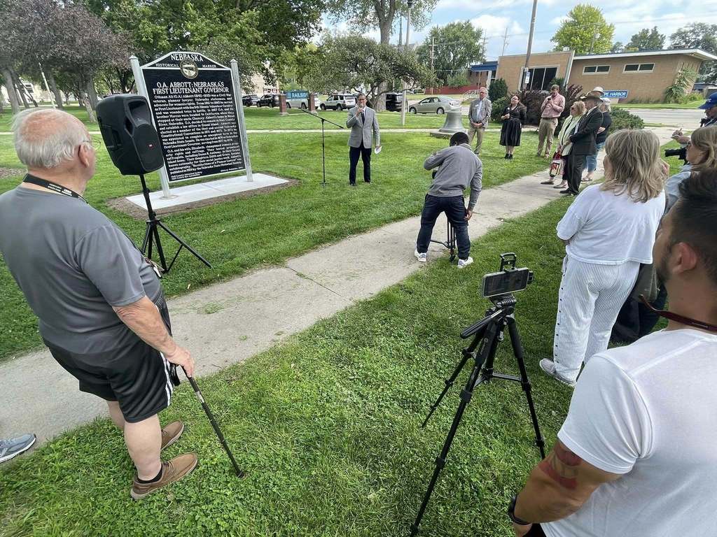O.A Abbott Marker Dedication