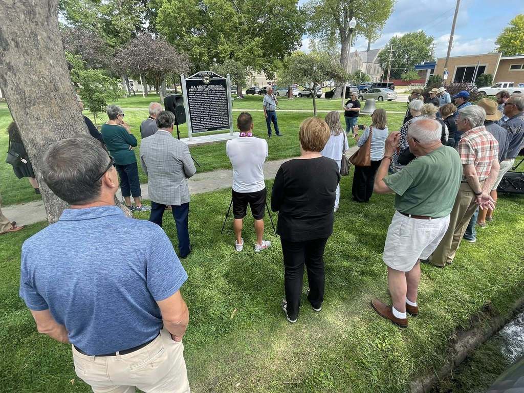 O.A Abbott Marker Dedication
