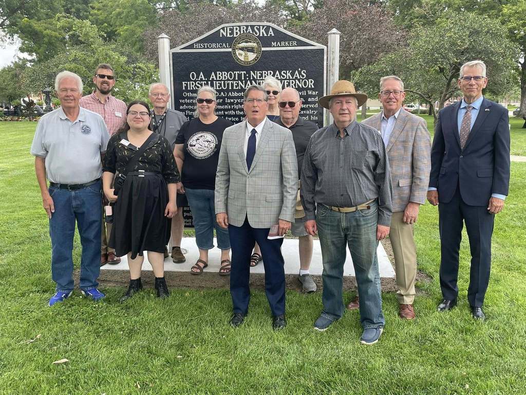 O.A Abbott Marker Dedication