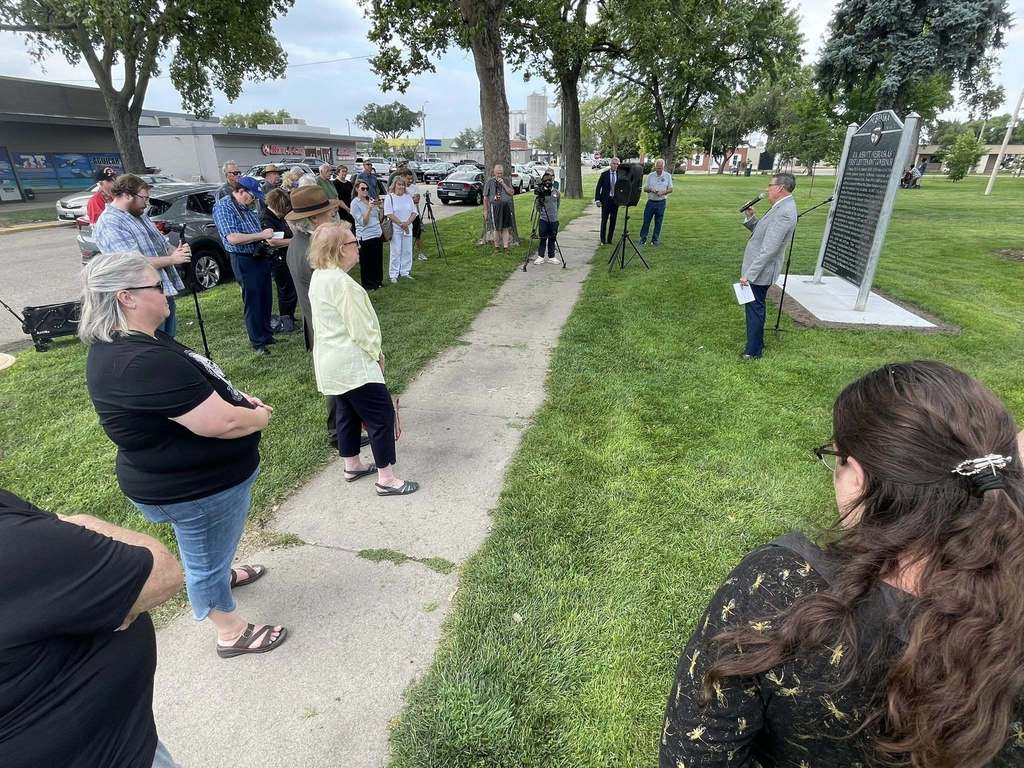 O.A Abbott Marker Dedication