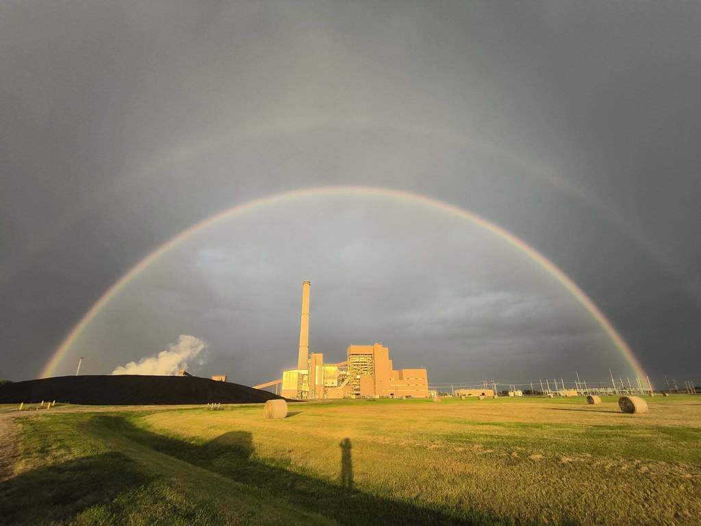 Rainbow over PGS