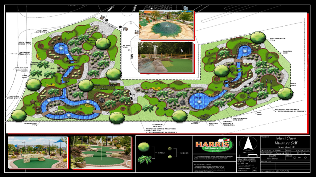 Visuals depicting what the 2026 Island Oasis renovations will look like