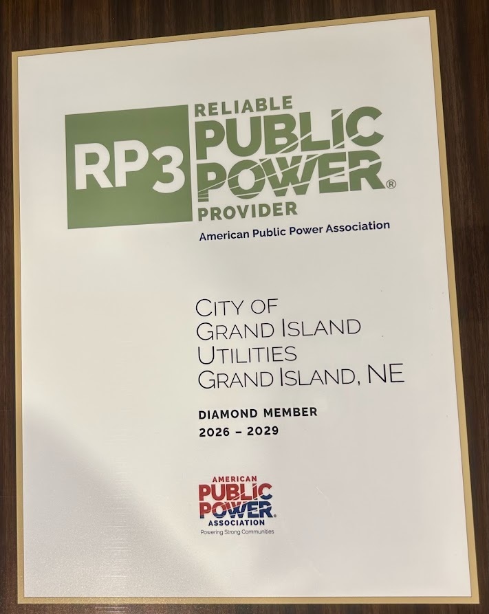 Photo of the plaque received for the Diamond Level recognition