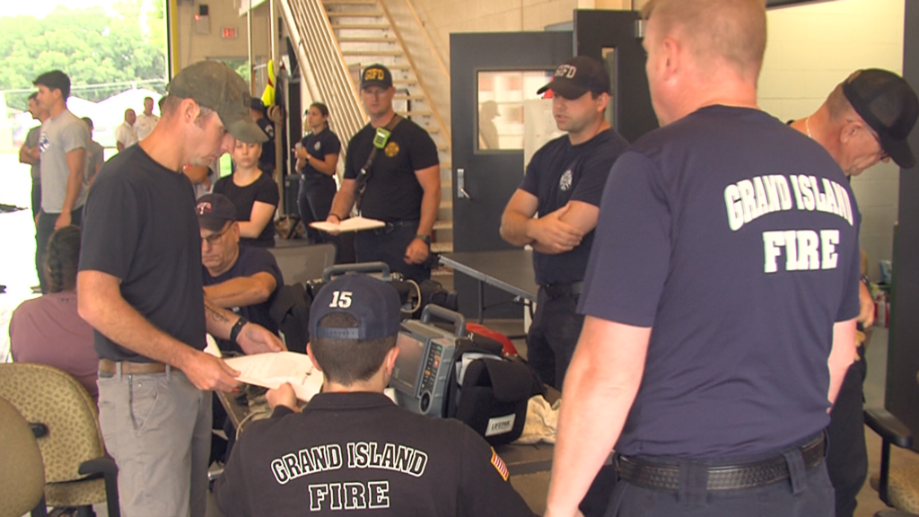 More than 70 recruits going through GIFD Firefighter testing