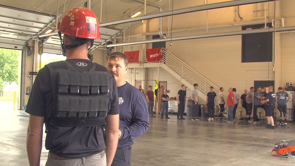 More than 70 recruits going through GIFD Firefighter testing