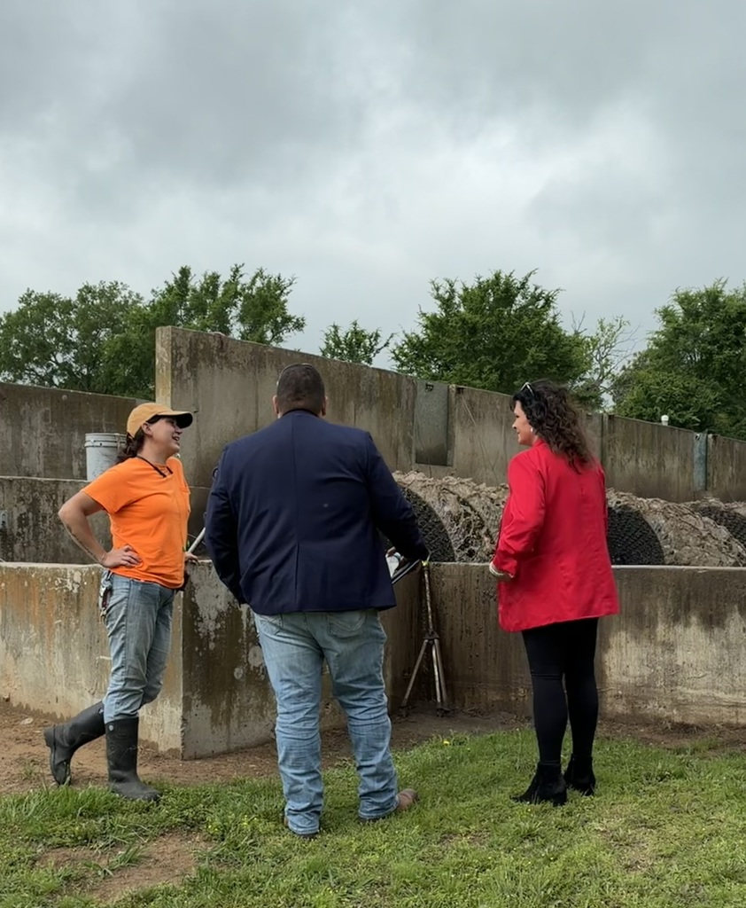 Inspecting the wastewater treatment facility
