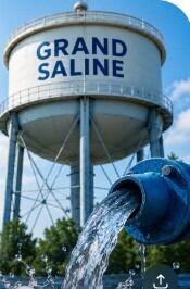 Water tower and water pipe system