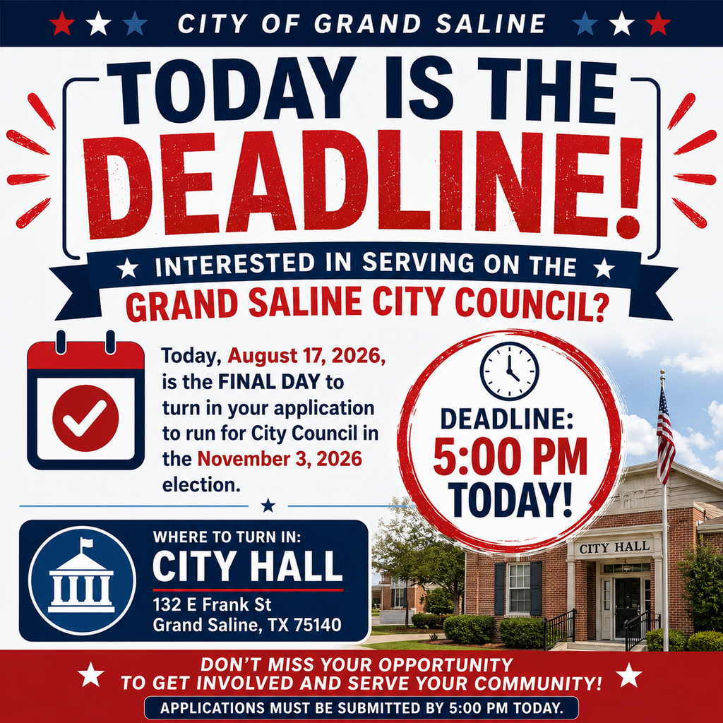 Deadline is today