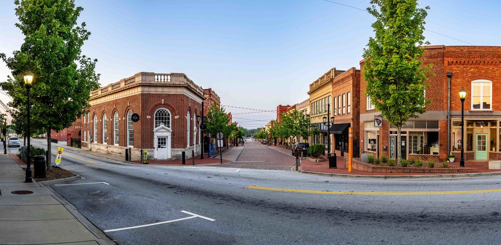intersection at E. Poinsett and Trade St.