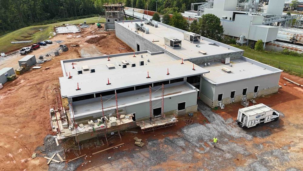 Drone Shot of the Future Public Safety Training Center as of September 2025