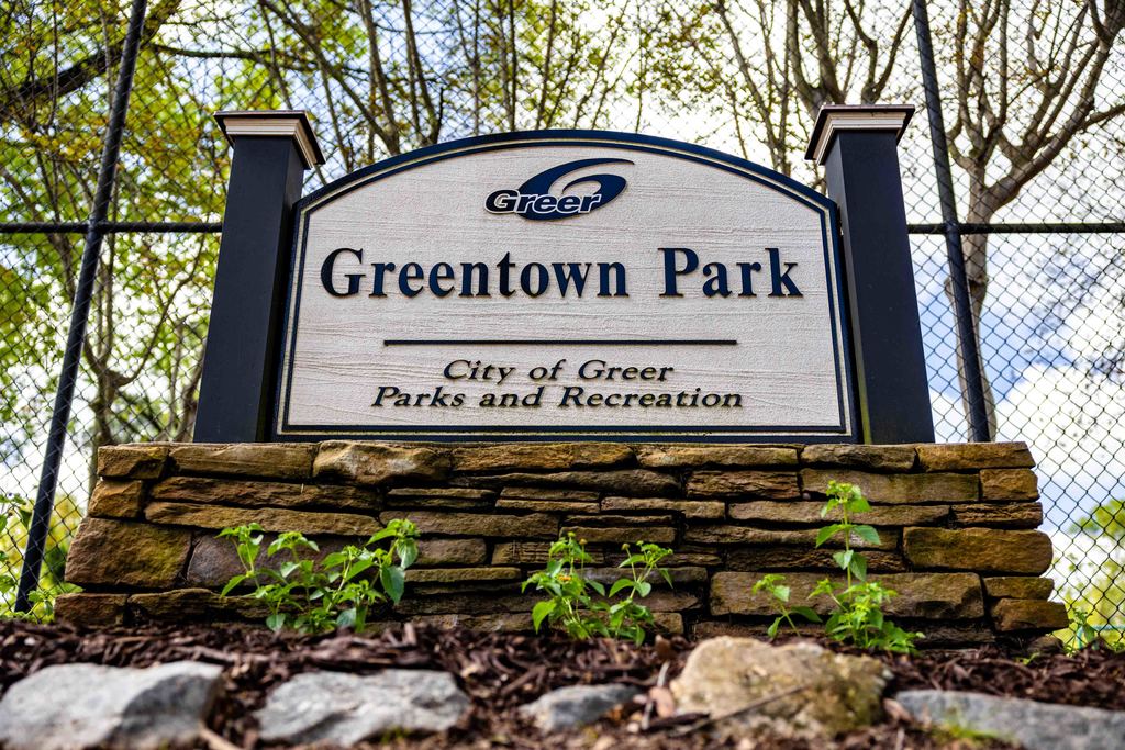 Greentown Park Sign