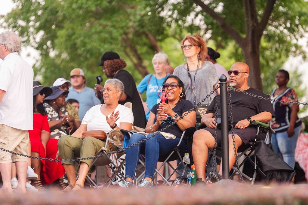 Crowd at Tunes in the Park