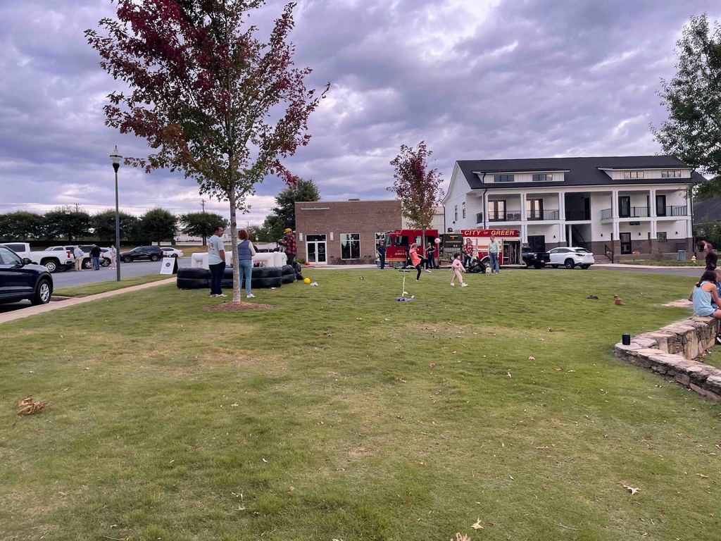National Night Out at O'Neal Village - Shot of Small Crowd
