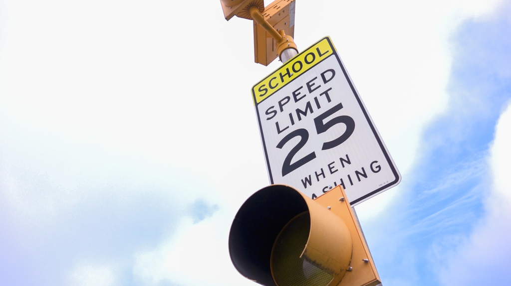 School Speed Limit Sign
