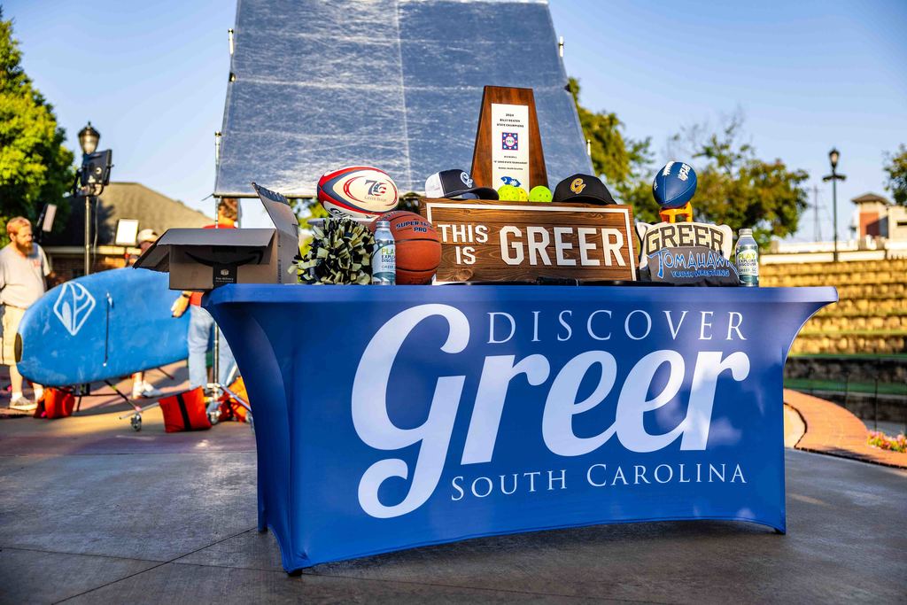 Discover Greer Table Set Up for Zip Trip