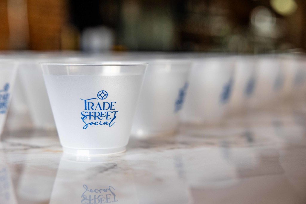 Trade Street Social Row of Cups