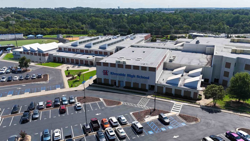 Riverside High School Drone Shot