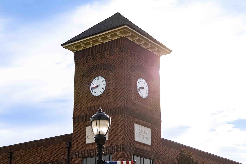 Greer City Hall Clock Tower