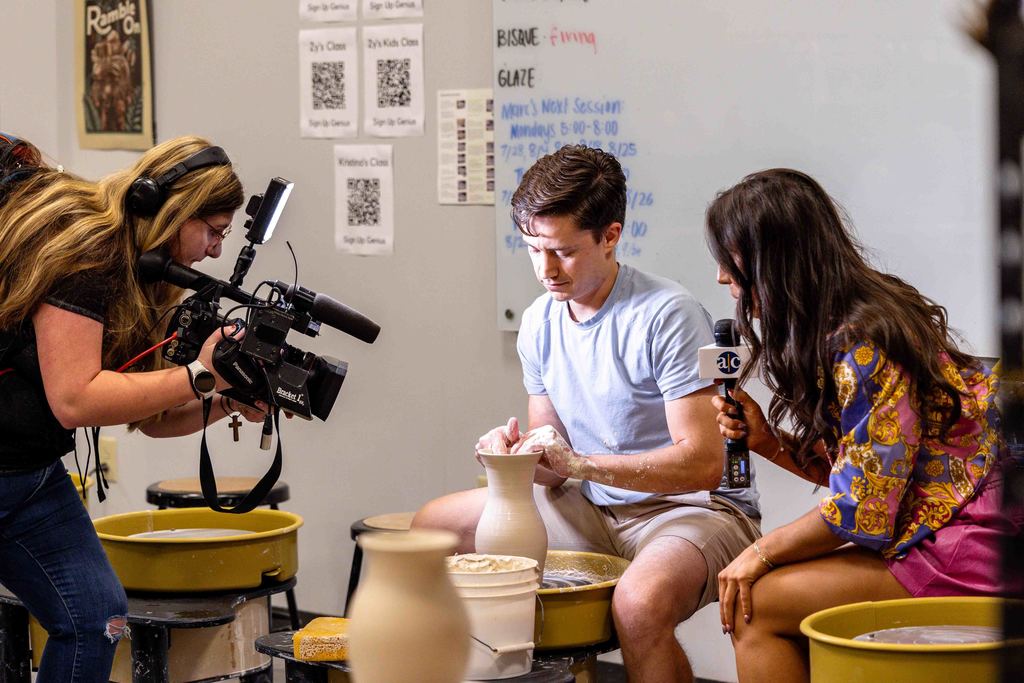 Pottery Demonstration for Access Carolina