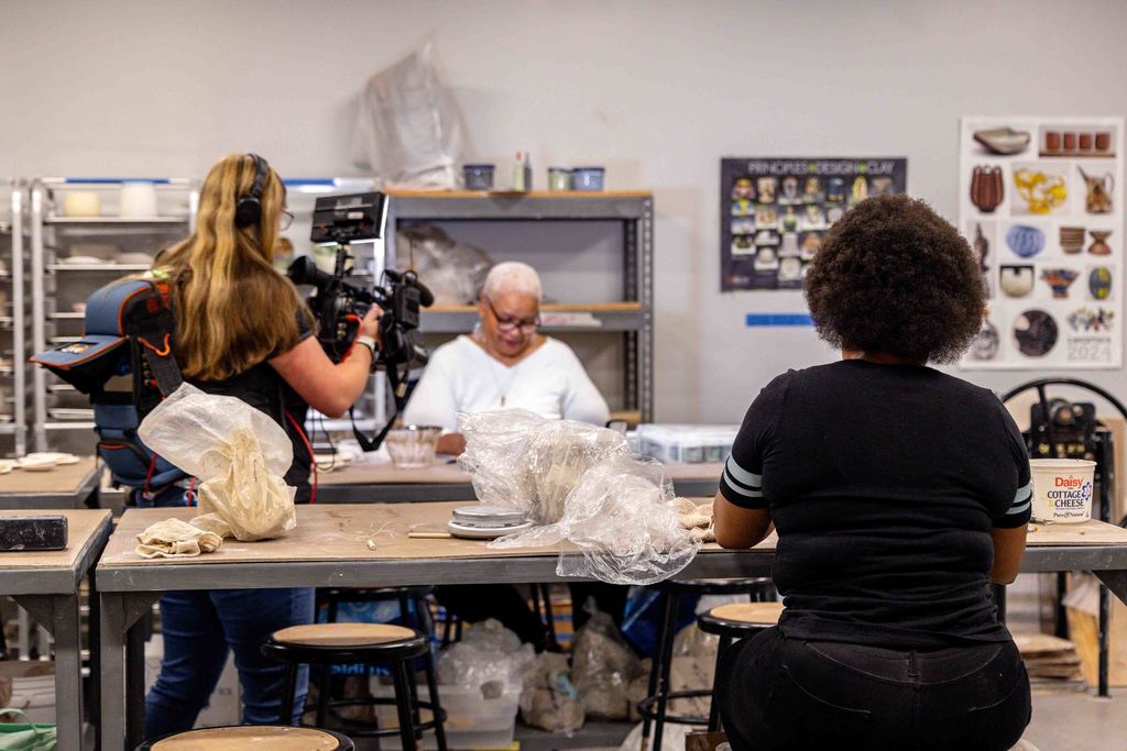 Pottery Demonstration for Access Carolina