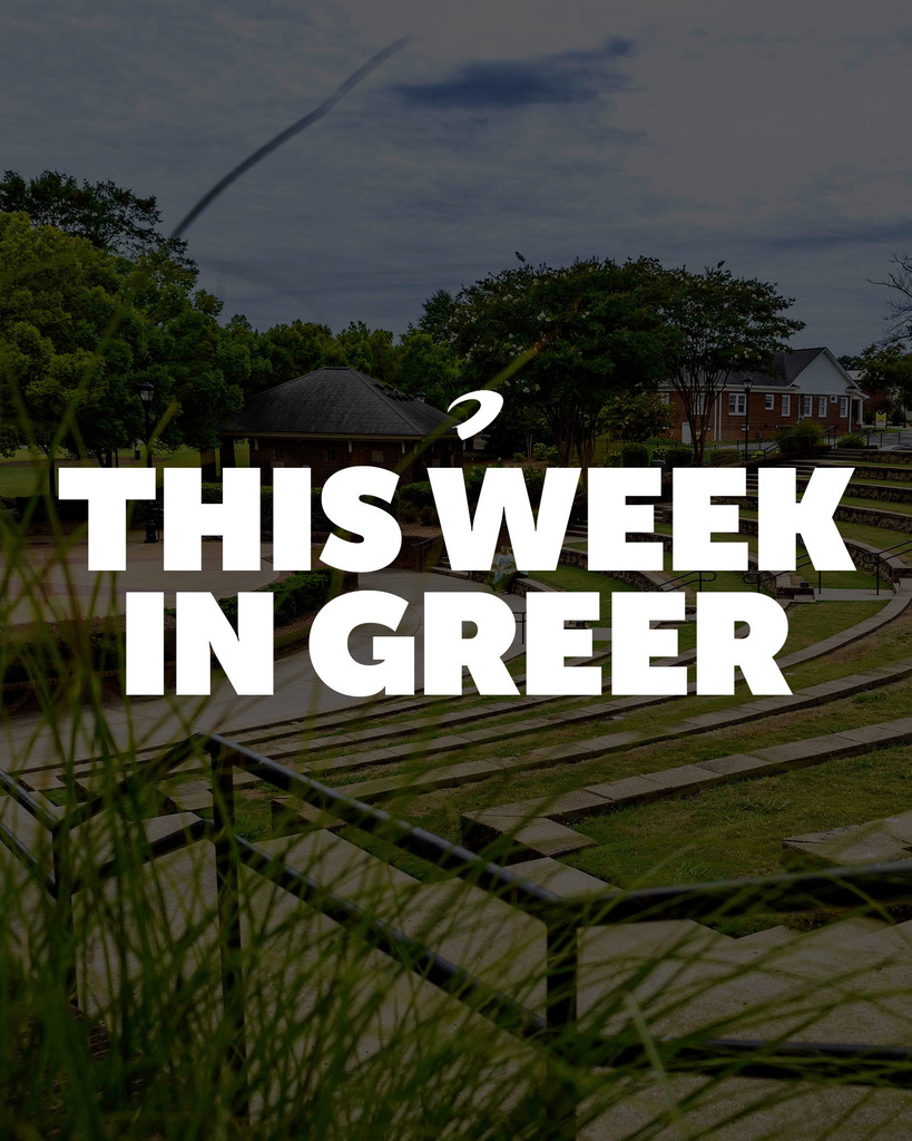This Week in Greer 9/21/25