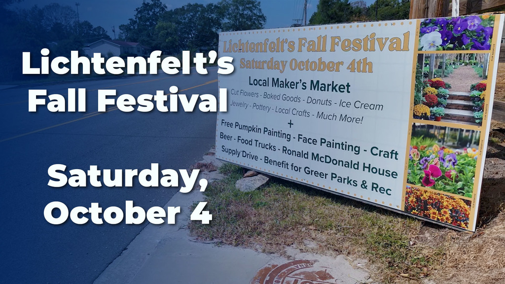 Graphic for Lichtenfelt's fall festival on october 4