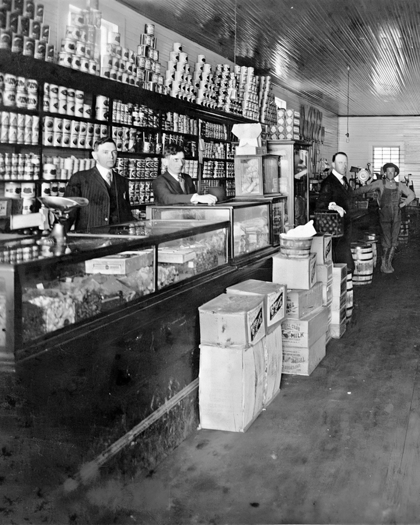 old photo of hardware store
