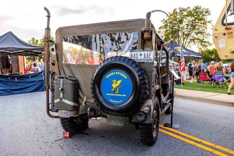 Military Jeep at Freedom Blast