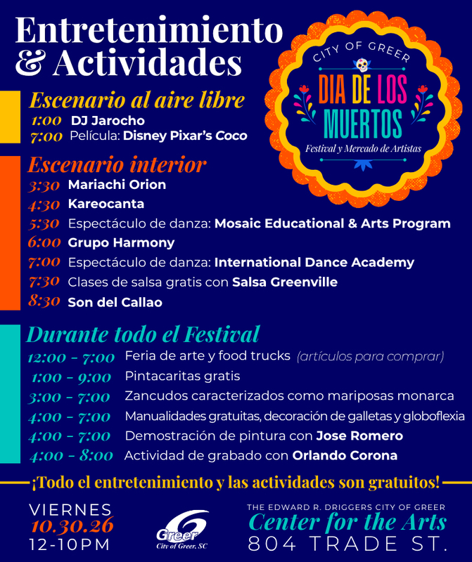 Day of the Dead Schedule in Spanish